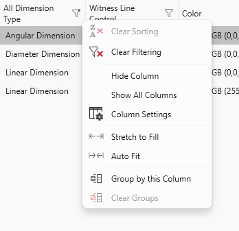 DiStem Style Sync - ContextMenu - Headers